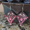Pink/white Earrings