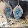 Champagne/Teal Earrings