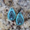 Blue/Black Colorshift Earrings